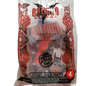 2000 Burger King Batman Beyond 4 Indelible Inque Factory Sealed